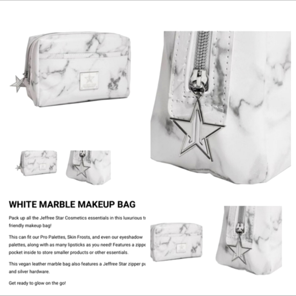 White marble bag